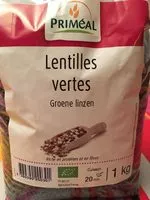 Количество сахара в Lentilles vertes