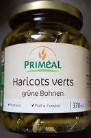 चीनी की मात्रा Haricots verts