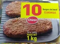 Suhkru kogus sees Burgers de bœuf