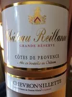 Sucre et nutriments contenus dans Chateau reillanne