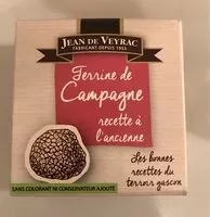 Sucre et nutriments contenus dans Jean de veyrac