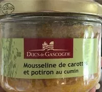 Zuckermenge drin Mousseline de carottes et potiron au cumin