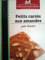Zuckermenge drin Petits carrés aux amandes