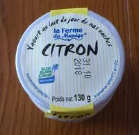 Quantité de sucre dans Yaourt citron