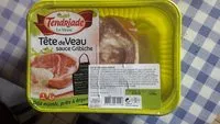 入っている砂糖の量 Tendriade, Tete de veau sauce gribiche, la barquette de 300 g