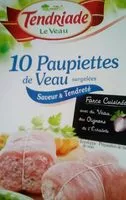 入っている砂糖の量 Paupiettes de veau