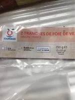 入っている砂糖の量 Tranches de foie de veau