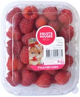 Quantité de sucre dans Framboises