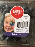 Quantité de sucre dans Myrtilles