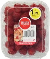 Quantité de sucre dans Framboises