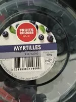 Quantité de sucre dans fruit myrtille