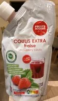 Quantité de sucre dans Coulis extra fraise