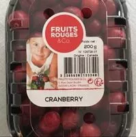 Quantité de sucre dans Cranberries fraîches
