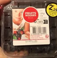 Quantité de sucre dans Myrrtille