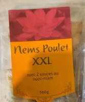 Quantité de sucre dans Nems Poulet