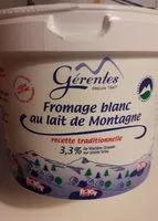 Jumlah gula yang masuk Fromage Blanc Au Lait De Montagne