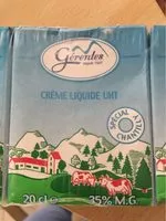 Jumlah gula yang masuk Crème liquide UHT