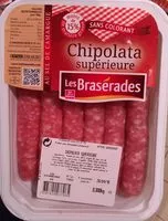 入っている砂糖の量 Saucisse Chipolata supérieure