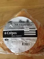 Sucre et nutriments contenus dans Creperie ar vilin goz