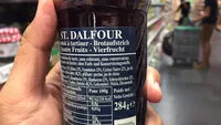 İçindeki şeker miktarı ST.DALFOUR FOUR FRUIT JAM 284G