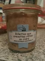 Zuckermenge drin Rillettes aux crevettes rôties au cidre