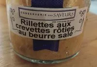 Zuckermenge drin Rillettes aux crevettes rôties au beurre salé
