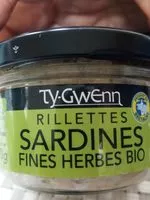 Sucre et nutriments contenus dans Ty gwenn