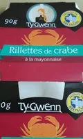 Zuckermenge drin Rillettes de crabe