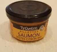 Quantité de sucre dans Rillettes de saumon aux zestes de citron