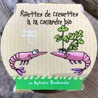 Zuckermenge drin Rillettes de crevettes a la coriandre bio