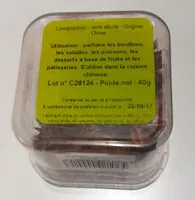Amount of sugar in Badiane