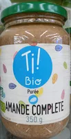 Jumlah gula yang masuk Crème d'amandes complètes