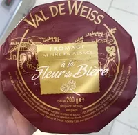 Quantité de sucre dans Fromage à la fleur de Bière (28% MG)