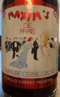 Jumlah gula yang masuk Confiture cerise griotte