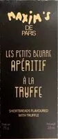 Jumlah gula yang masuk Les Petitd Beurre Aperitif à la truffe
