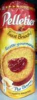 入っている砂糖の量 Brioche peletier