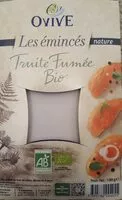 Zuckermenge drin Les émincés. Truite fumée bio