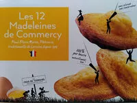 चीनी की मात्रा Madeleines de Commercy