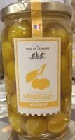 चीनी की मात्रा Mirabelles au sirop 720mL