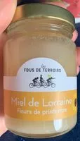 चीनी की मात्रा Miel de Lorraine