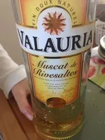 Quantité de sucre dans Muscat de Rivesaltes