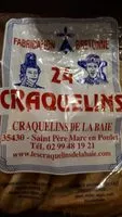 Sucre et nutriments contenus dans Craquelins de la baie