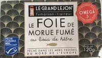 Quantité de sucre dans Foie de morue fumé au bois de hêtre