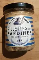 İçindeki şeker miktarı Rillettes de sardines