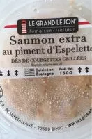 Quantité de sucre dans saumon extra au piment d’espelette