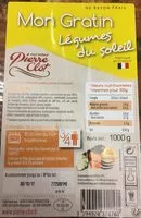 Sucre et nutriments contenus dans Pierre clot traiteur