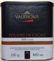 Sucre et nutriments contenus dans Valrhona