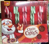 Количество сахара в CANDY CANES 3 parfums