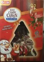 Количество сахара в Mini Candy Canes Fraise