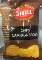 Количество сахара в Chips campagnardes